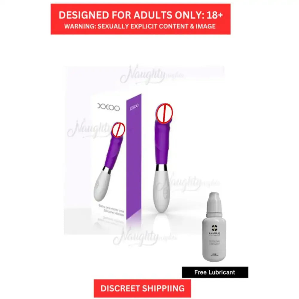 Silicone Vibrator Massager for Women – Compact Multi-Speed Wellness Accessory