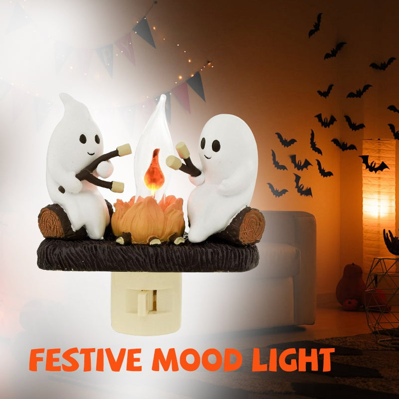 2024 USB Ghost Campfire Flickering Nightlight✨🔥👻BUY 2 Free Shipping