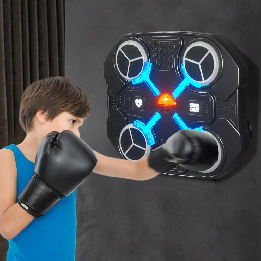 Intelligent Music Boxing Trainer Electronic Boxing Practice Wall Target Boxing Machine Home Wall Hanging Sanda Sandbag for Kids