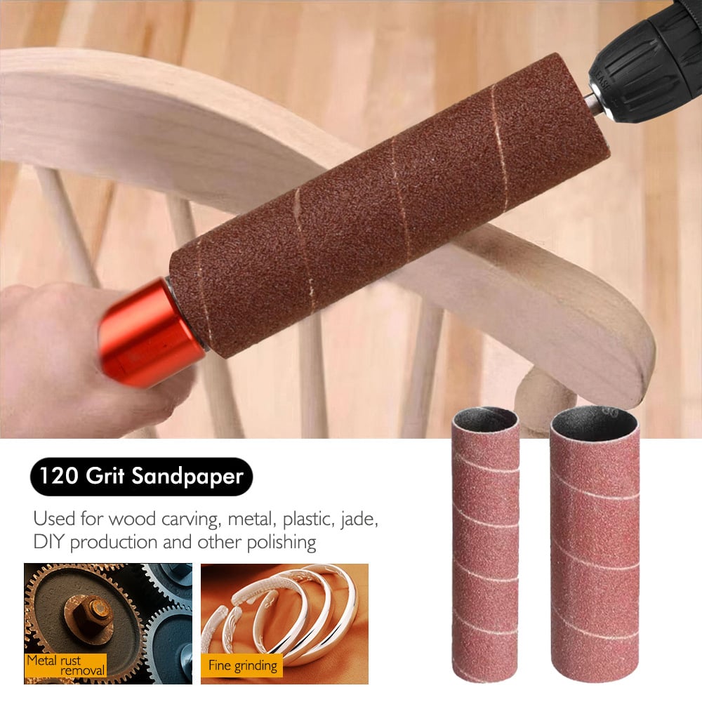 Multi-Surface Spindle Sander Adapter Kit with 10PCS Sandpaper