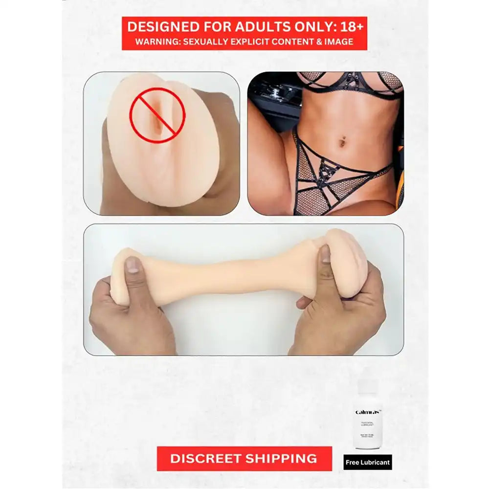 AirTech Premium Silicone Masturbator Cup for Men – Soft Texture Reusable Personal Wellness Device