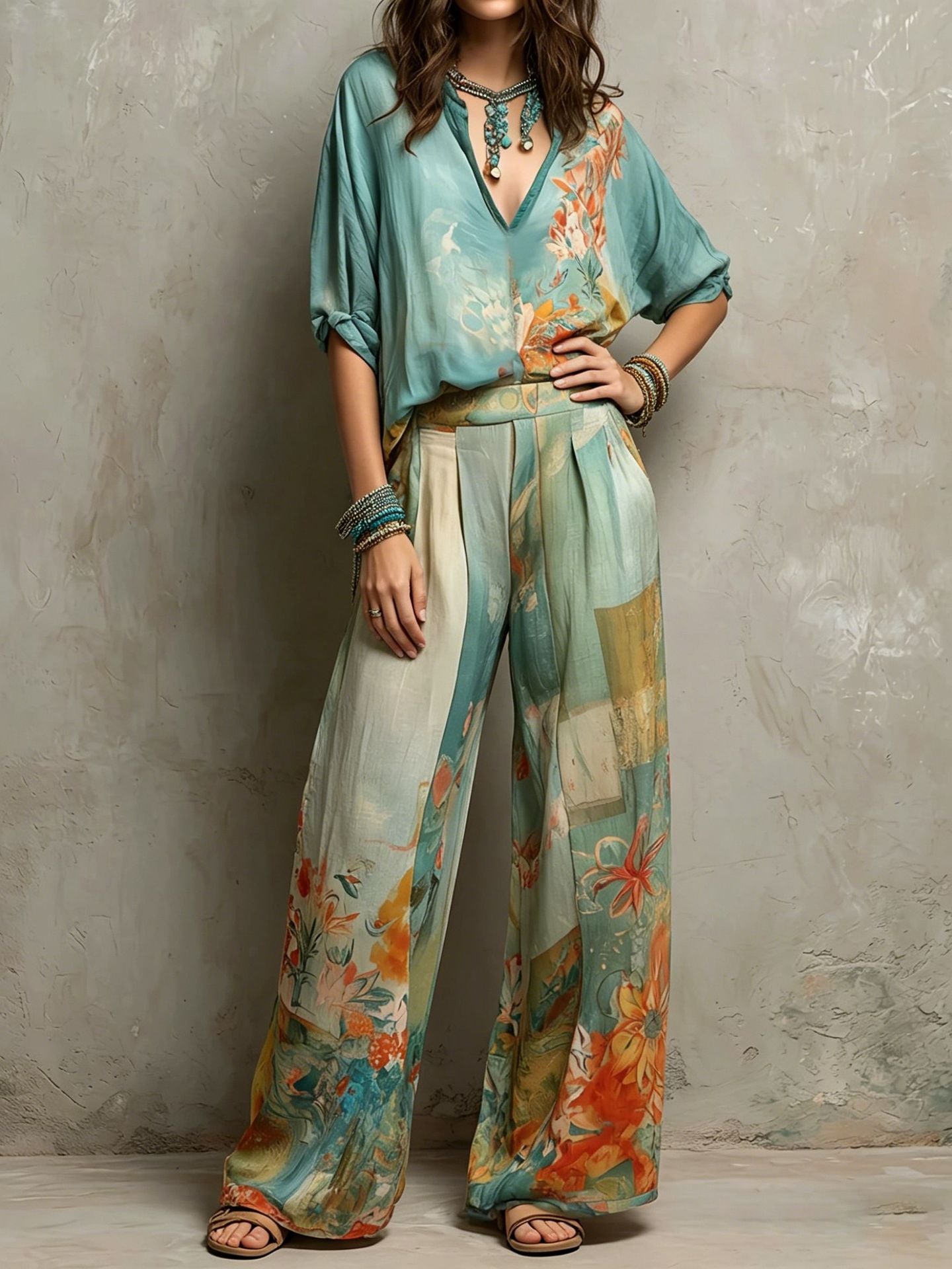The Chiara Wide-Leg Set