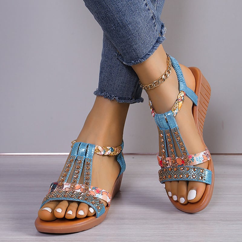 🔥Last Day Promotion 48% OFF - Women's New Summer Rhinestone Open Toe Orthopaedic Sandals mysite