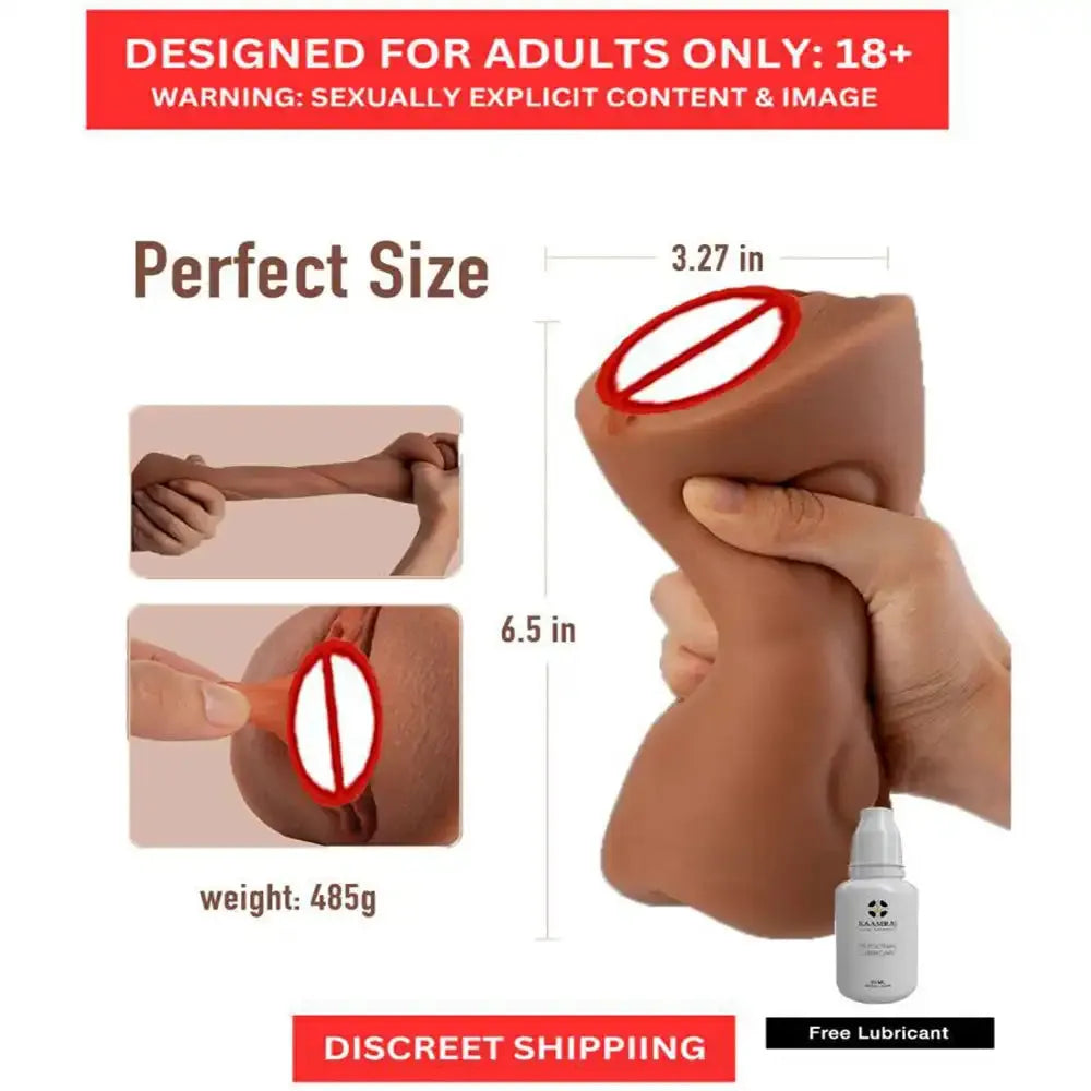 6.5 Inch Gentle Grip Pocket Massager for Men – Soft Touch Reusable Wellness Sleeve