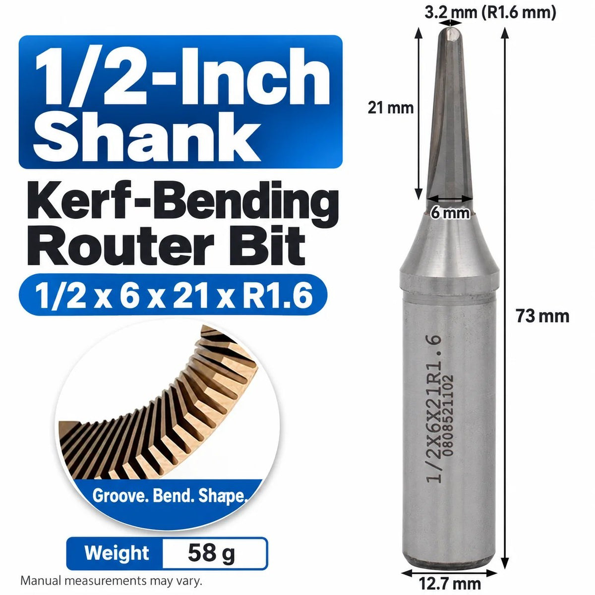 Arc-Grooving & Bending Router Bit