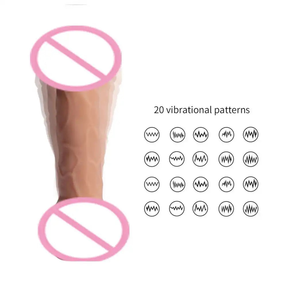 Realistic Vibrating Relaxation Massager for Women – Wireless Remote Controlled Wellness Device