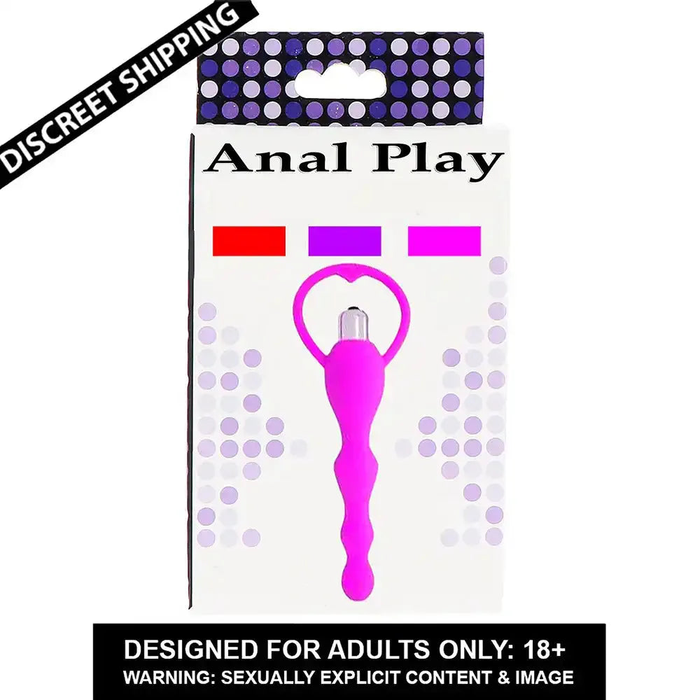 Vibrating Long Beads Massager – Silicone Wellness Accessory with Bullet Vibrator