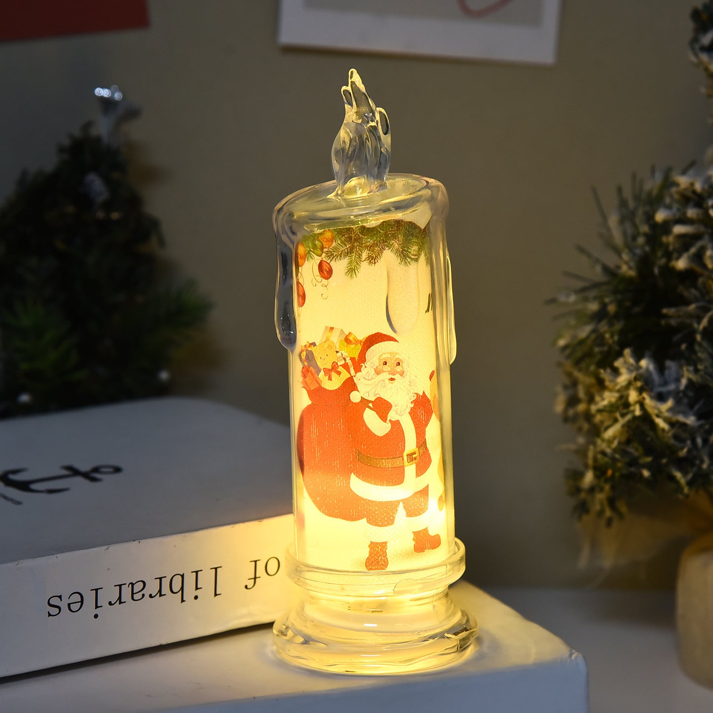 🌲🌲Flameless LED Christmas Candle Lights, 🕯️🕯️Christmas/Halloween/Easter Special Gift🎁🎁