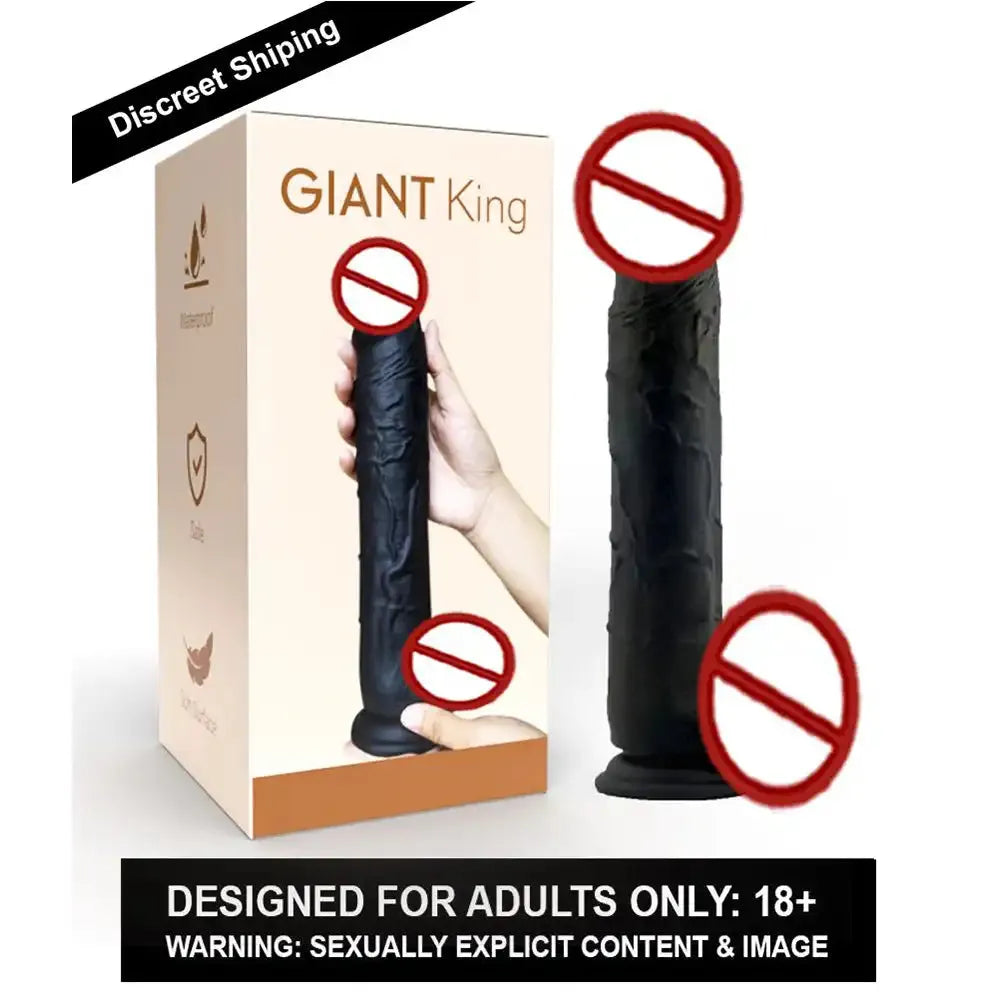 Ultra Large Silicone Realistic Suction Base Massager – Flexible Wellness Accessory