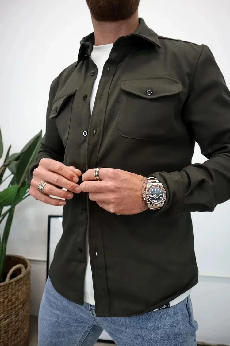 Button Down Shirt Jacket (Buy 2 Free Shipping) mysite