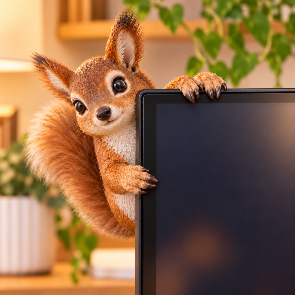 🐾 Peek-A-Boo Monitor Buddies™ – Cute Animal Screen Corner Decor