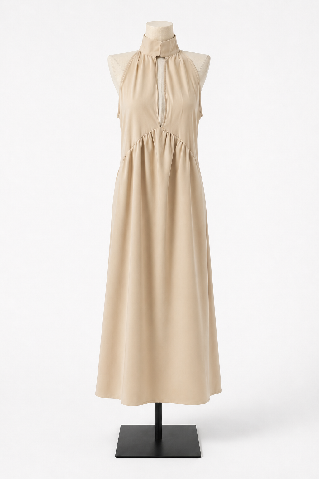 🔥Hot selling item for Summer 2026!🔥Minimalist Halter Neck Maxi Dress | Casual Loose Fit Summer Dress with Pockets for Women - Buy 2 items and get free shipping!