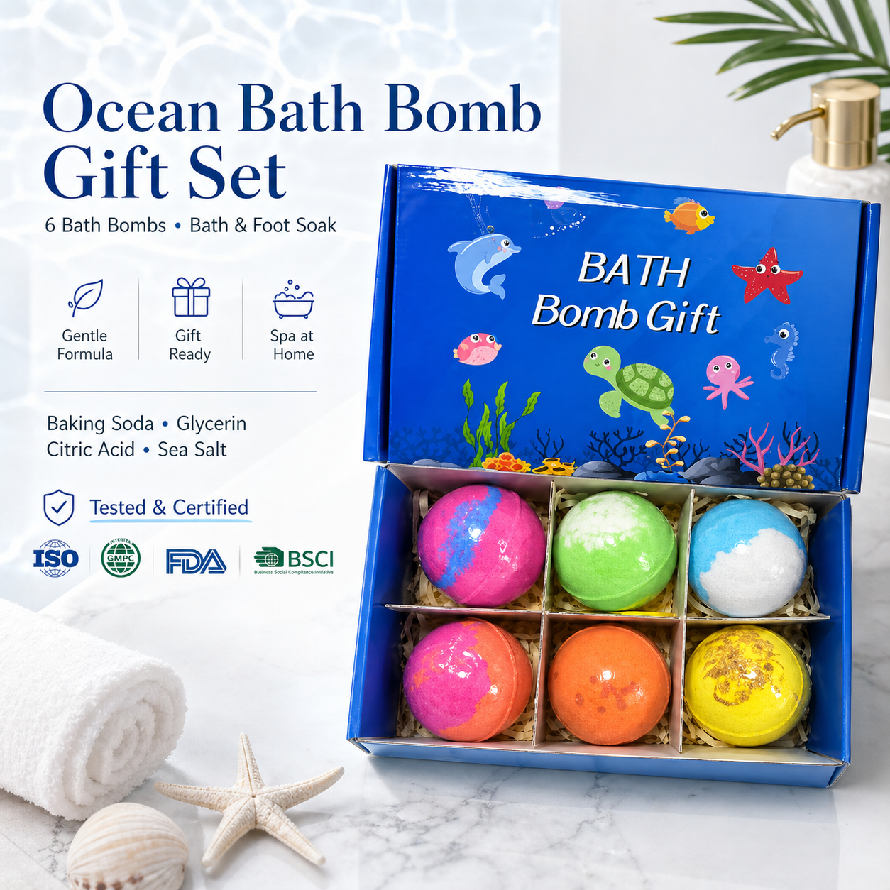 🔥🛁 Natural Bath Bombs for Kids with Mega Bubbles & Surprise Inside 🥚✨ Same as in the video