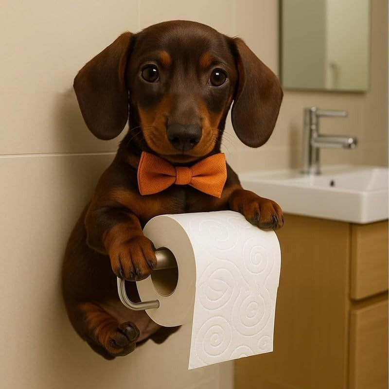 New Arrival 🧻 Wall-Mounted Pet Toilet Paper Holder 🐾