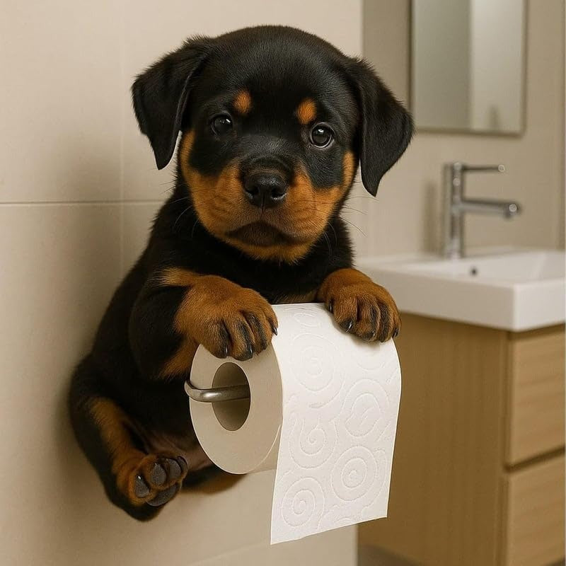 New Arrival 🧻 Wall-Mounted Pet Toilet Paper Holder 🐾