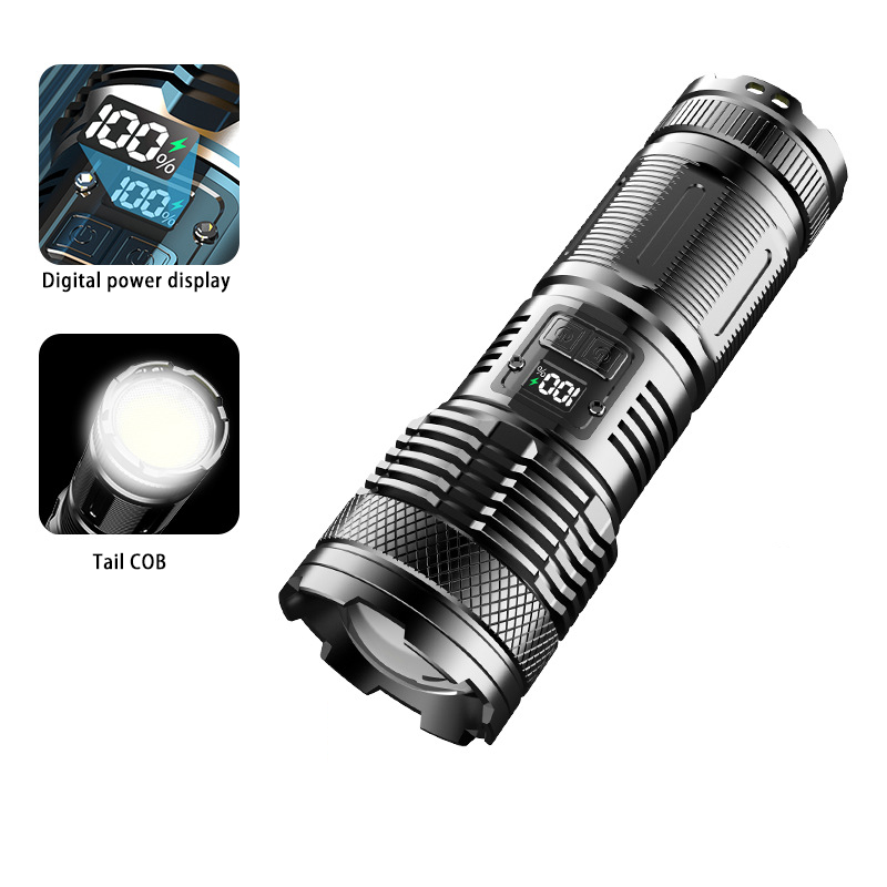 Lantern White 24W LED Flashlight Zoom Tactical High Power Led Flashlights