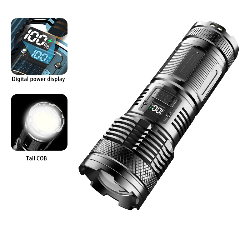 Lantern White 24W LED Flashlight Zoom Tactical High Power Led Flashlights mysite