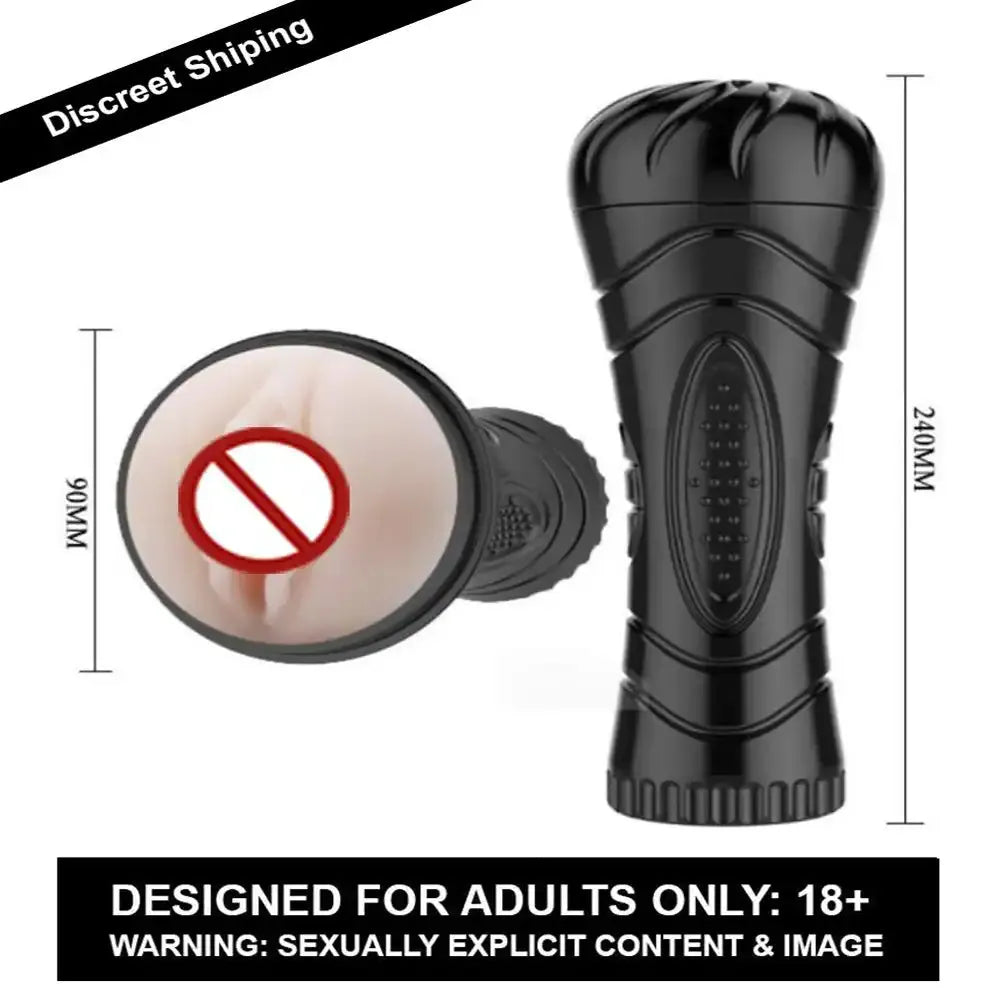 Cup Shape Male Vibrating Relax Massager – Rechargeable Personal Wellness Device