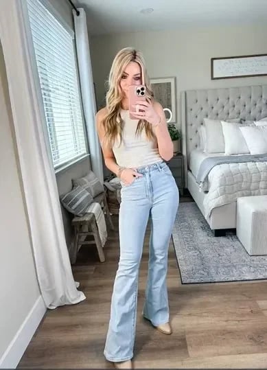 🔥 Ultra High Rise Stretch Flare Jean - Buy two and get free shipping!