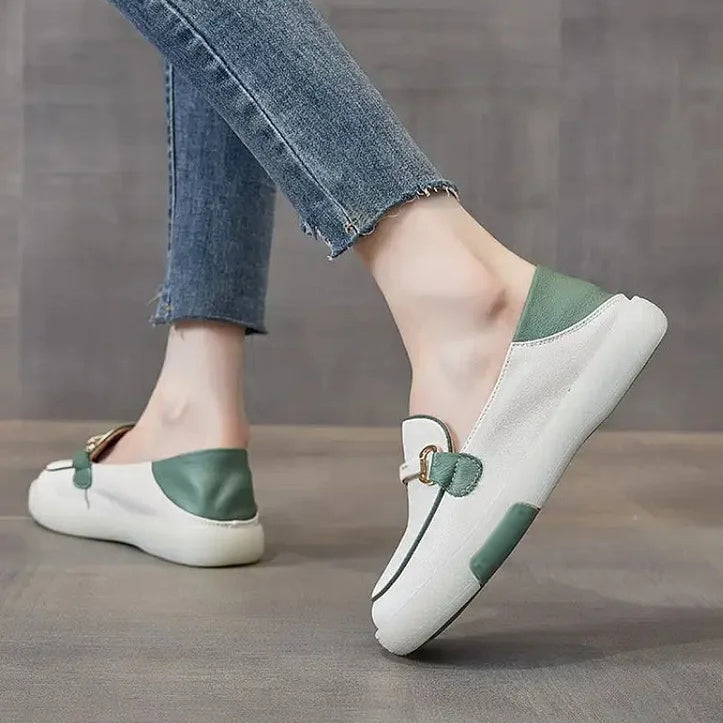 Women's Italian Leather Soft Sole Walking Shoes - Buy two pairs and get free shipping! mysite