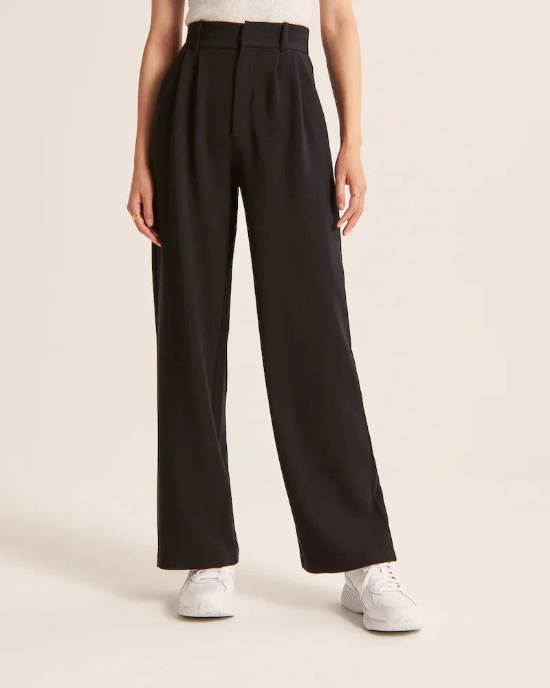 Wide-Leg Tailored Pants - Buy two and get free shipping! mysite