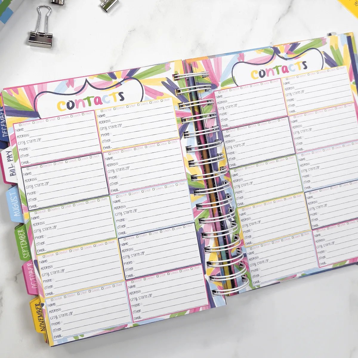 📅✨ 2027–2028 Reminder Binder® – 24-Month All-in-One Life Planner