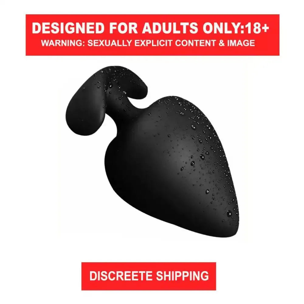 Premium Silicone Butt Plug – Ergonomic Tapered Design for Adults (Black)