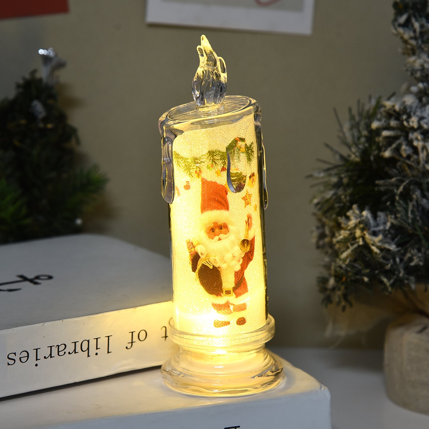 🌲🌲Flameless LED Christmas Candle Lights, 🕯️🕯️Christmas/Halloween/Easter Special Gift🎁🎁