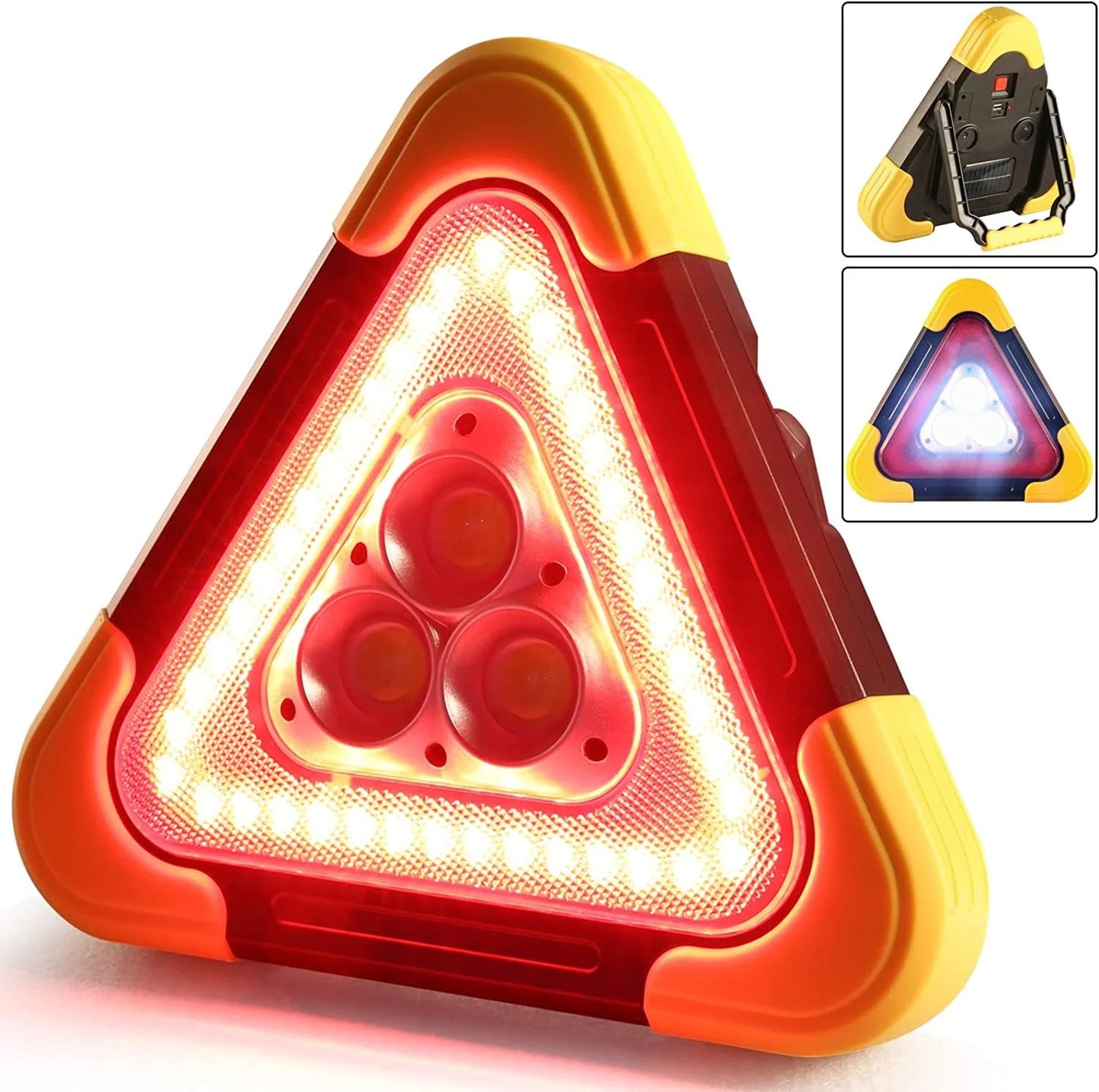 🔥Hot Sale 🔥 2-IN-1 Emergency Triangular Roadside Warning Light