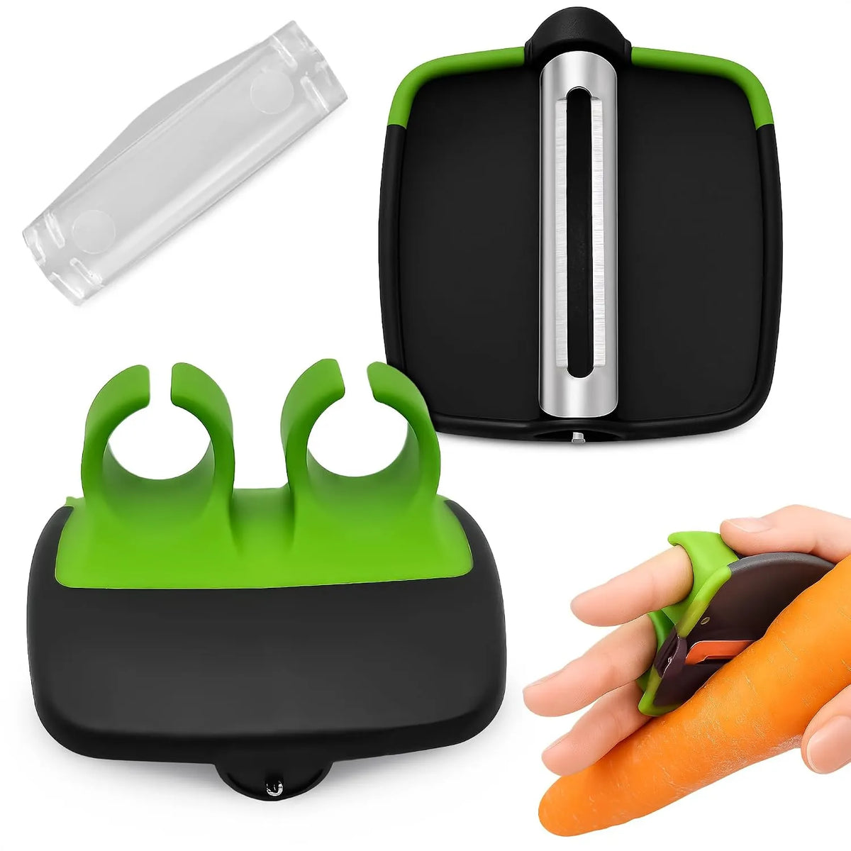Hand Vegetable Peeler Palm Peeler Rubber Finger Grips - BUY 1 GET 1 FREE/ BUY 2 GET 2 FREE