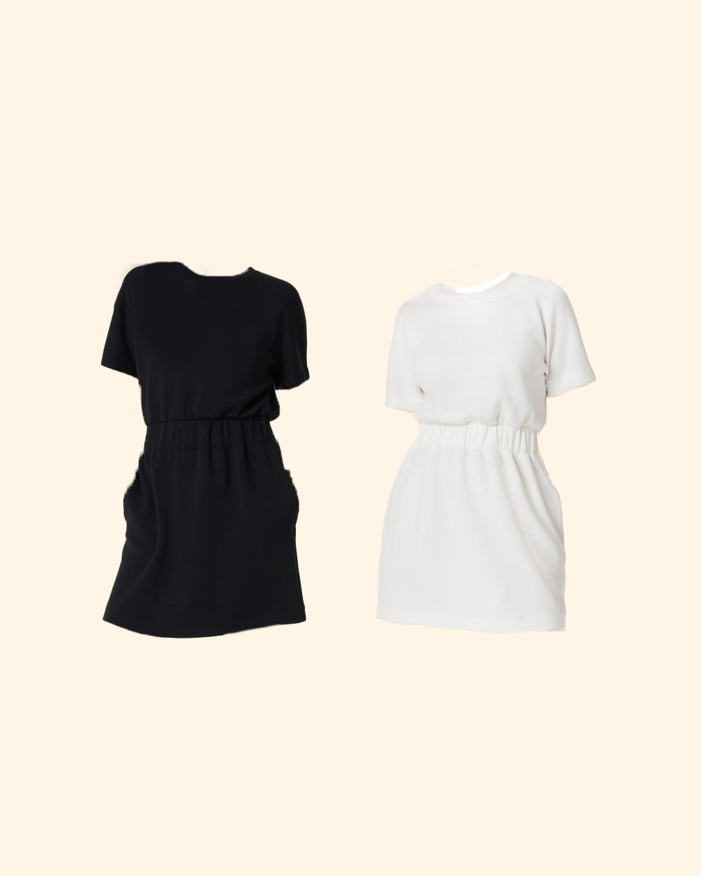 Cinched T-Shirt Dress(BUY 2 FREE SHIPPING)