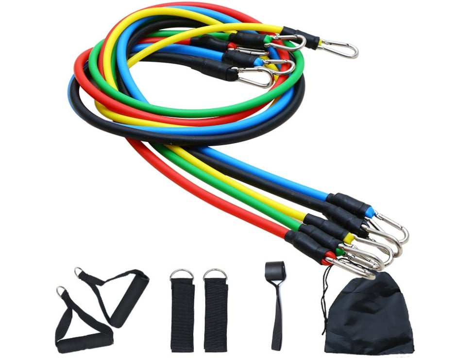 11 Piece Stackable Resistance Bands