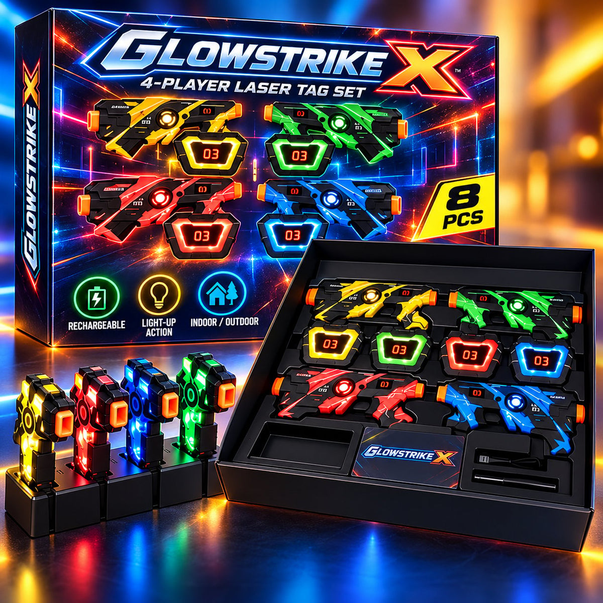 X Laser Tag Battle Set 🔫✨