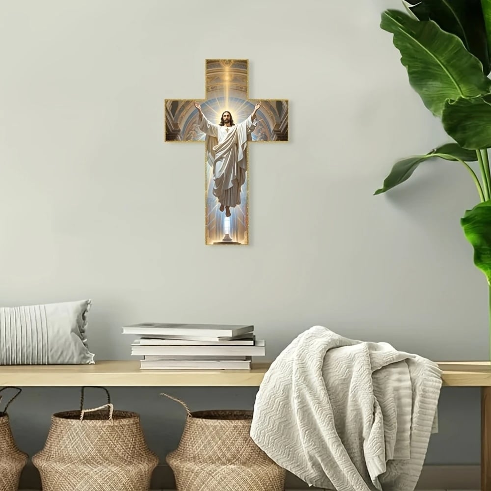 ❤️Vintage Wooden Jesus Christ Wall Cross✝️