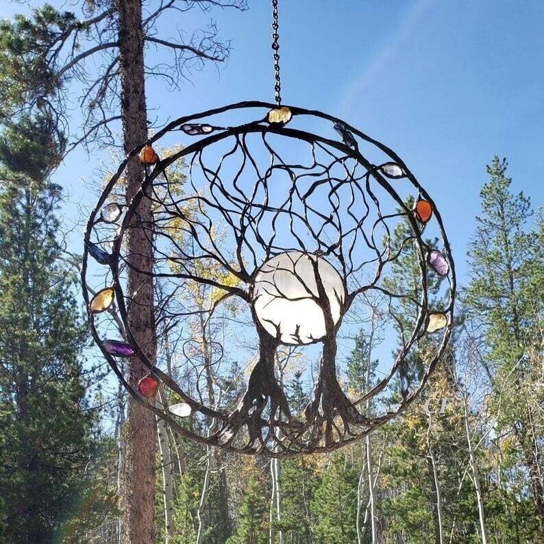 Circle of Life Garden Wall Art, The Moon Huggers