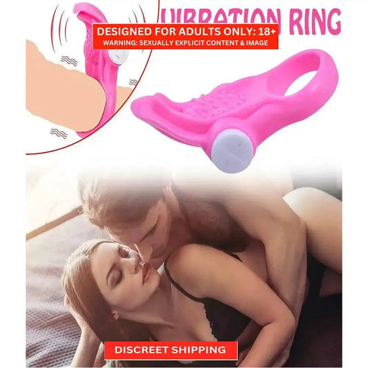 Vibrating Tongue Ring Massager for Men – Adjustable Personal Wellness Accessory
