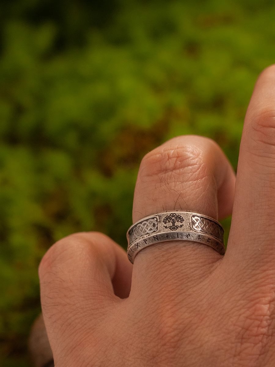 Viking Runes Tree Of life Ring(Buy 3 free shipping)