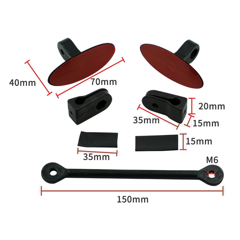 Wide angle parabolic mirror Be aware of the road