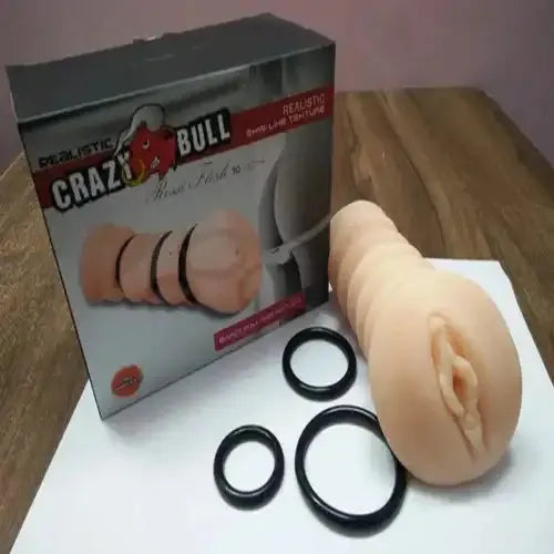 Soft Silicone Ribbed Massager for Men with Pressure Rings – Reusable Personal Wellness Sleeve