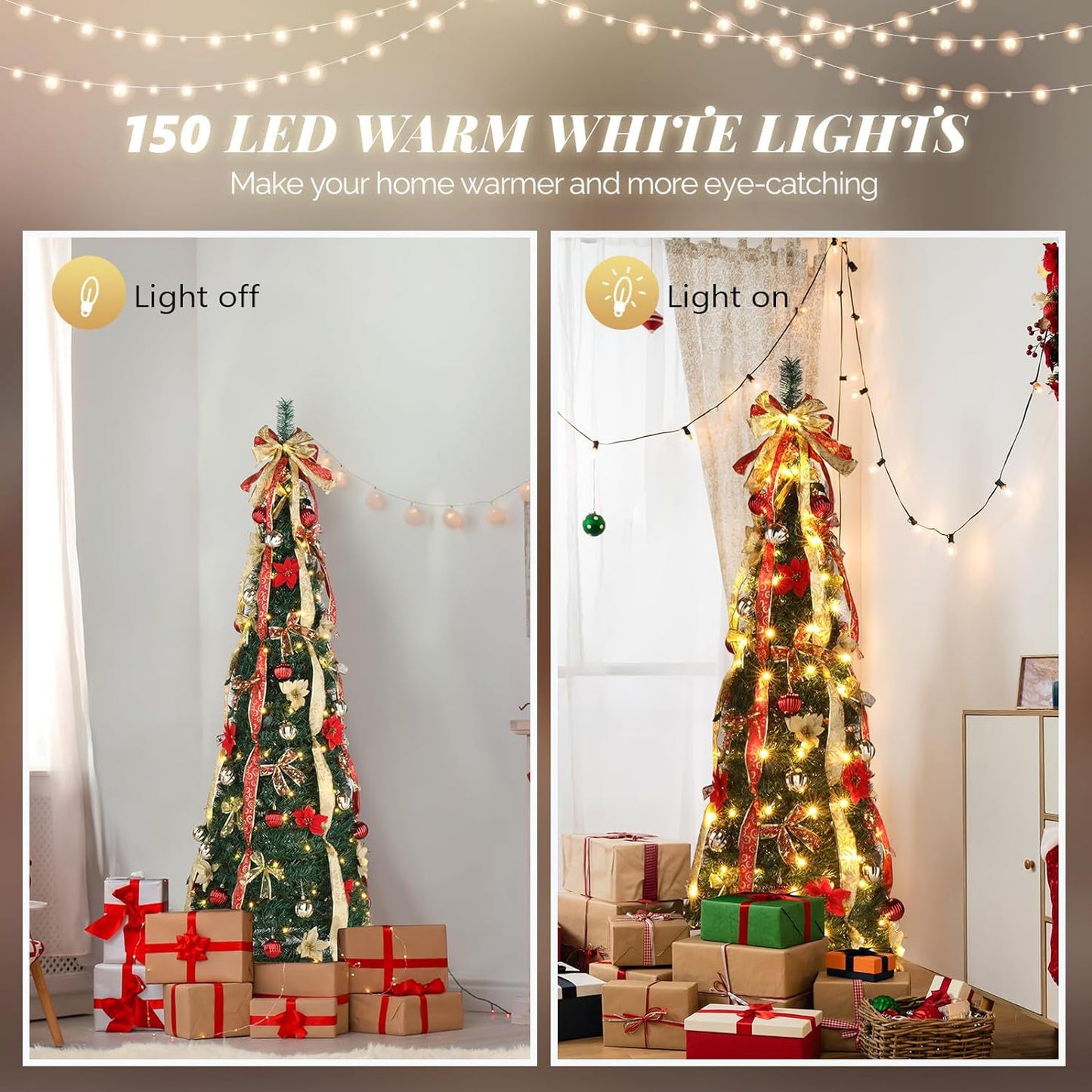 🎄 Christmas sale Foldable Christmas Tree for the Perfect Holiday Celebration! - free shipping! 🎁