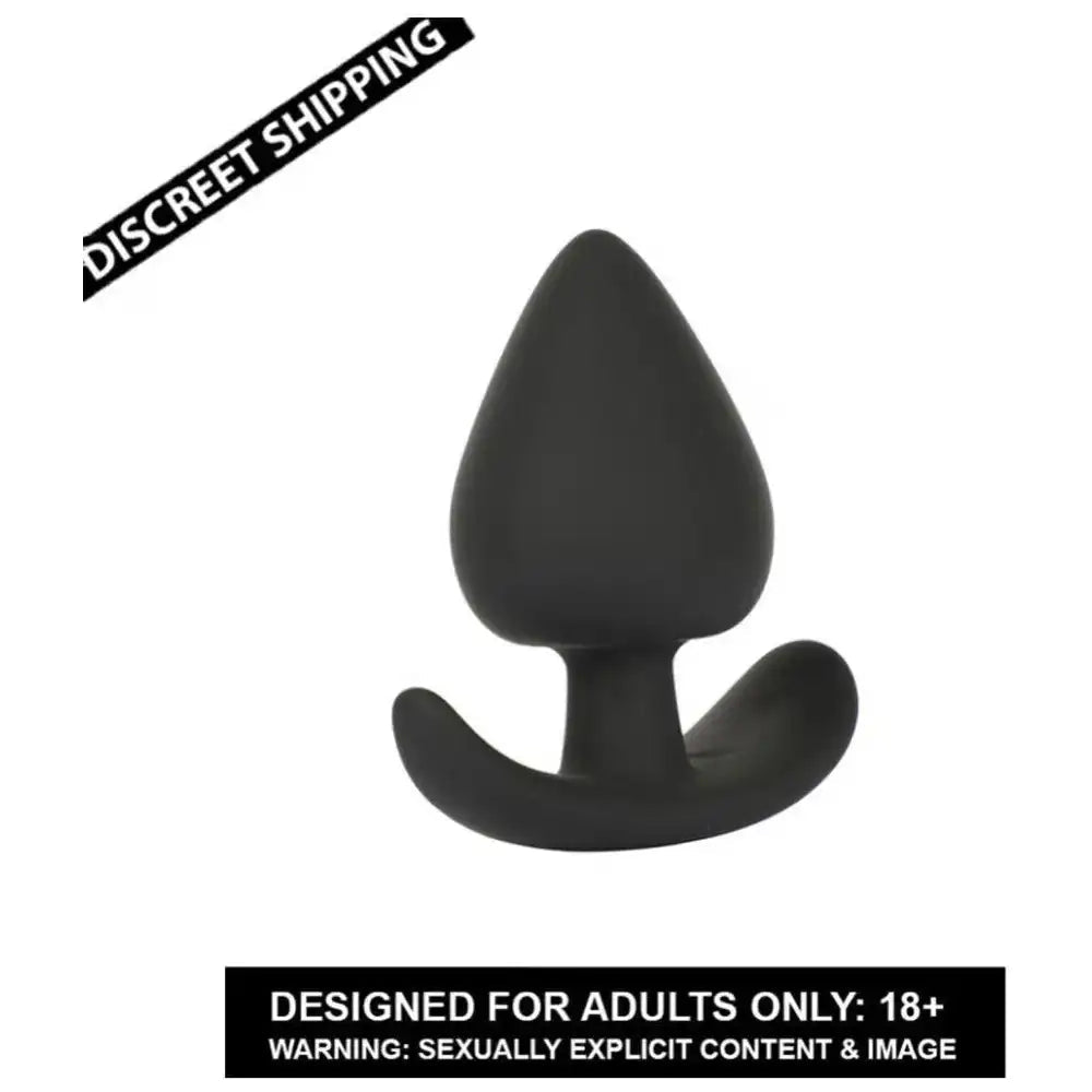 Premium Silicone Butt Plug – Ergonomic Tapered Design for Adults (Black)