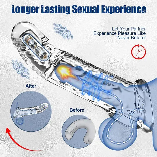 Reusable Penis Extension Vibrator – Makes You Longer, Harder & Unstoppable 😍