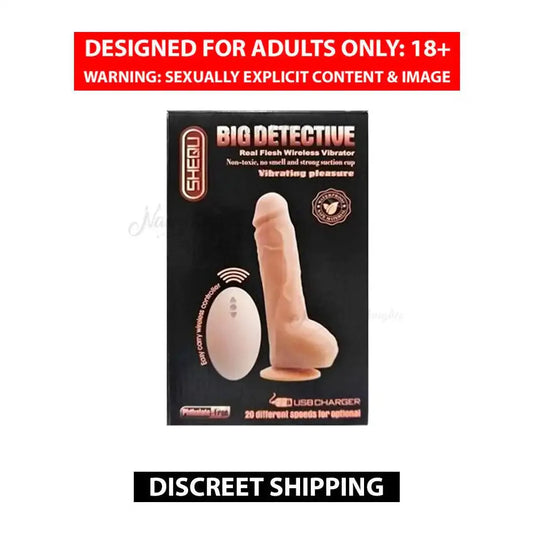 Wireless Vibrating Massager with Remote Control – Rechargeable Wellness Accessory