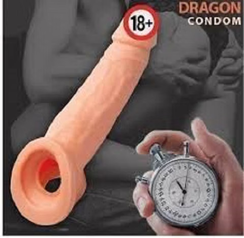 Men's Reusable Extra Dotted Silicone Sleeve – Stretchable Textured Personal Enhancement Sleeve