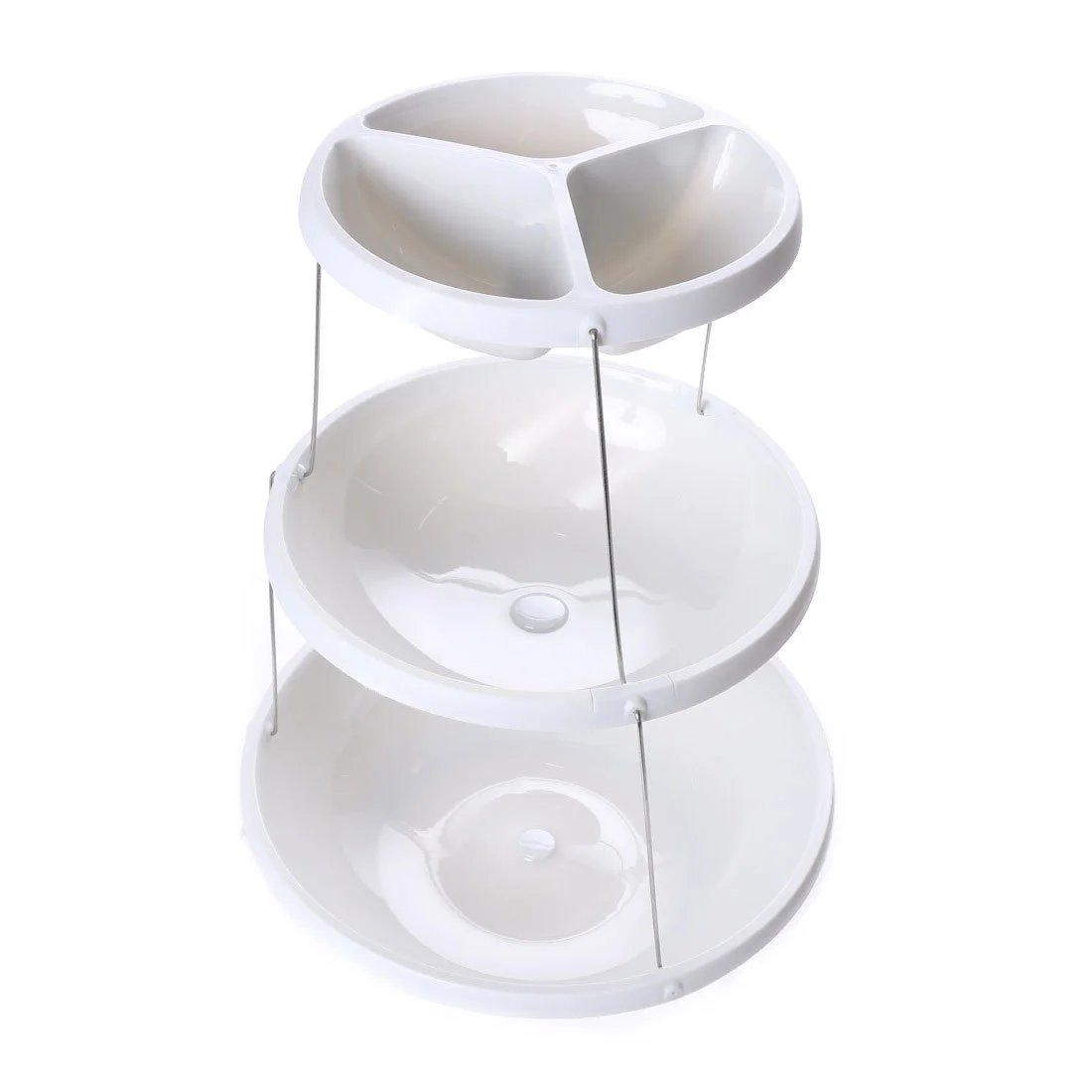 🍇🍨New three-tier foldable party trays