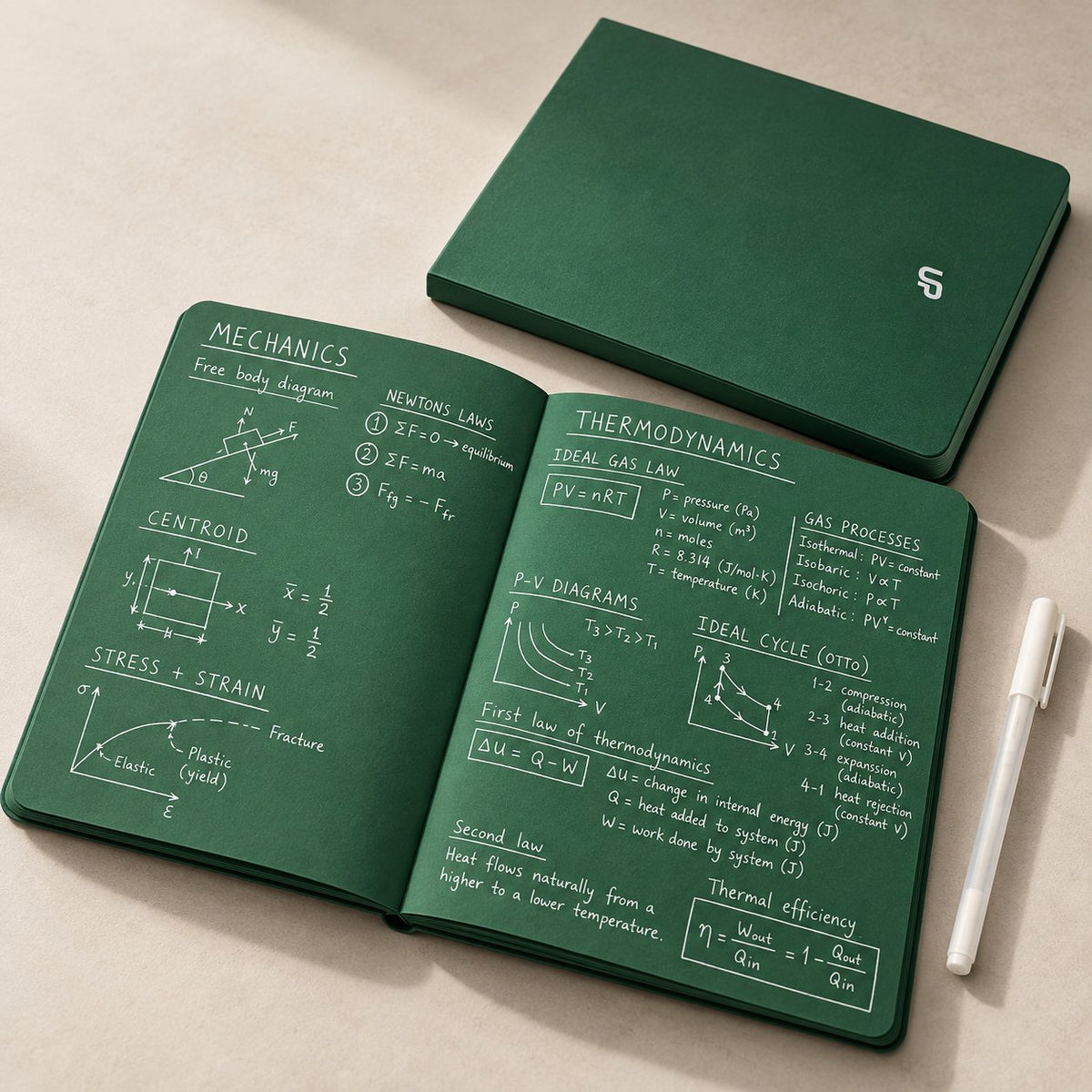 💚 The All-Green Notebook – 198 Blank Pages