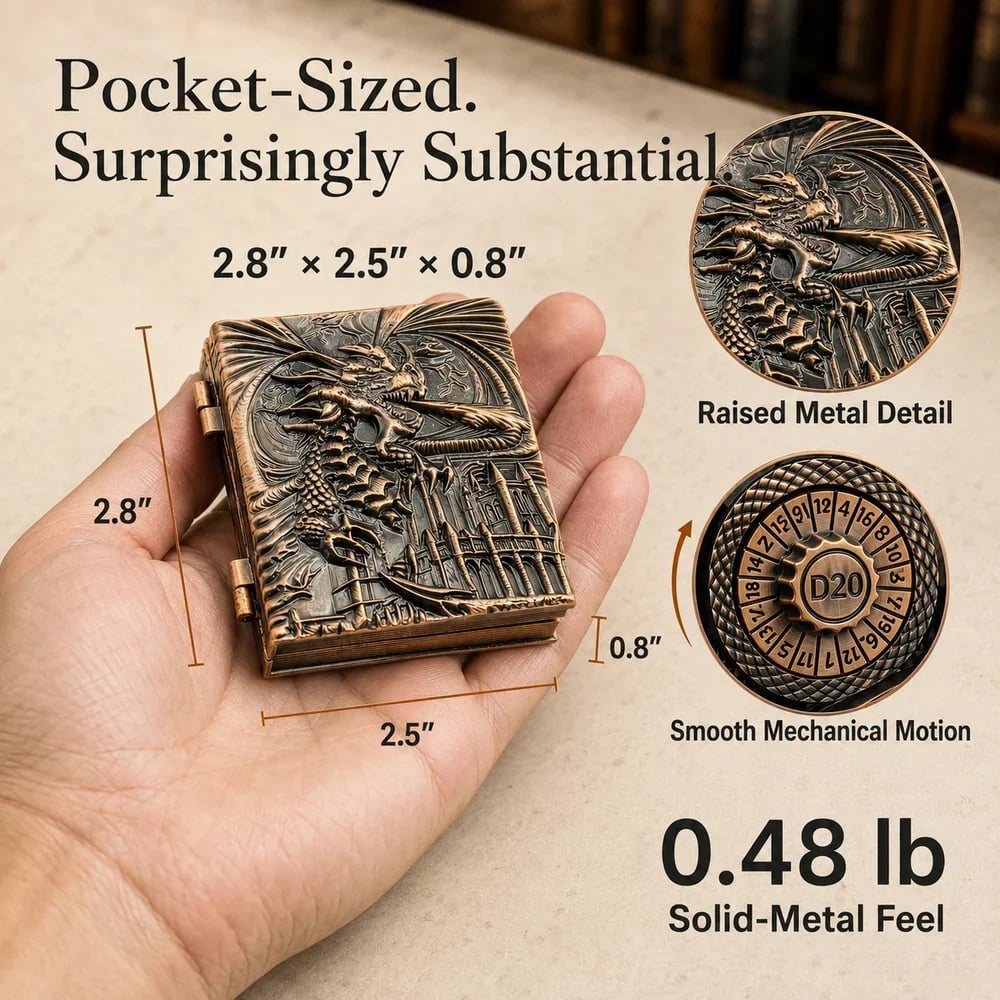 🐉7-in-1 Pocket Spinner DND Dice Set🎲