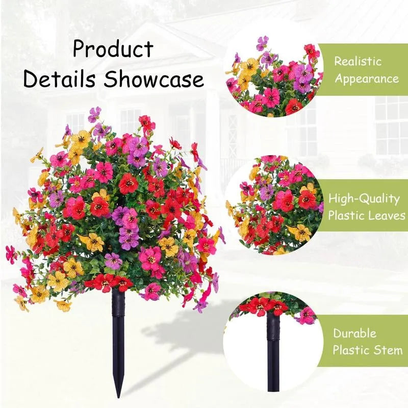 UV Resistant Colorful Fake Flower