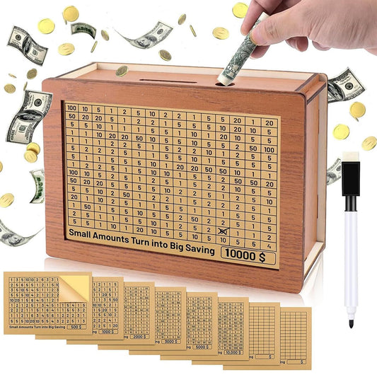 🔥Wooden Savings Box🎁