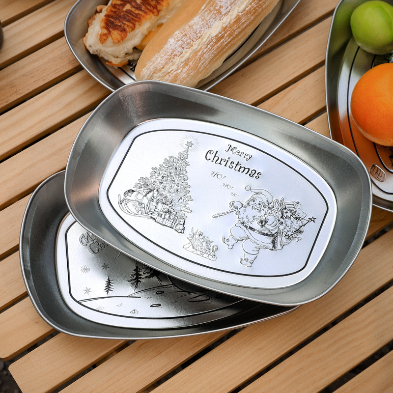 Vintage “Give Us This Day Our Daily Bread” Metal Serving Tray, Bread Platter, Decorative Platter, Kitchen Decor